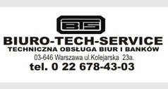 Logo Liczarki do pieniędzy Biuro-Tech-Service